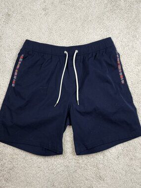 WOWIE Mana Performance Training Short Mens size Large L Navy Blue 7"  USA hike